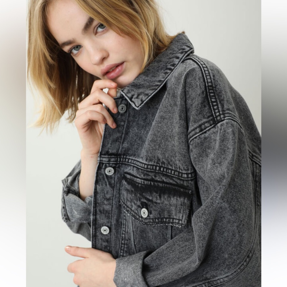Wild Fable Black Jean Jacket